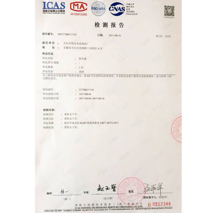 檢測報告